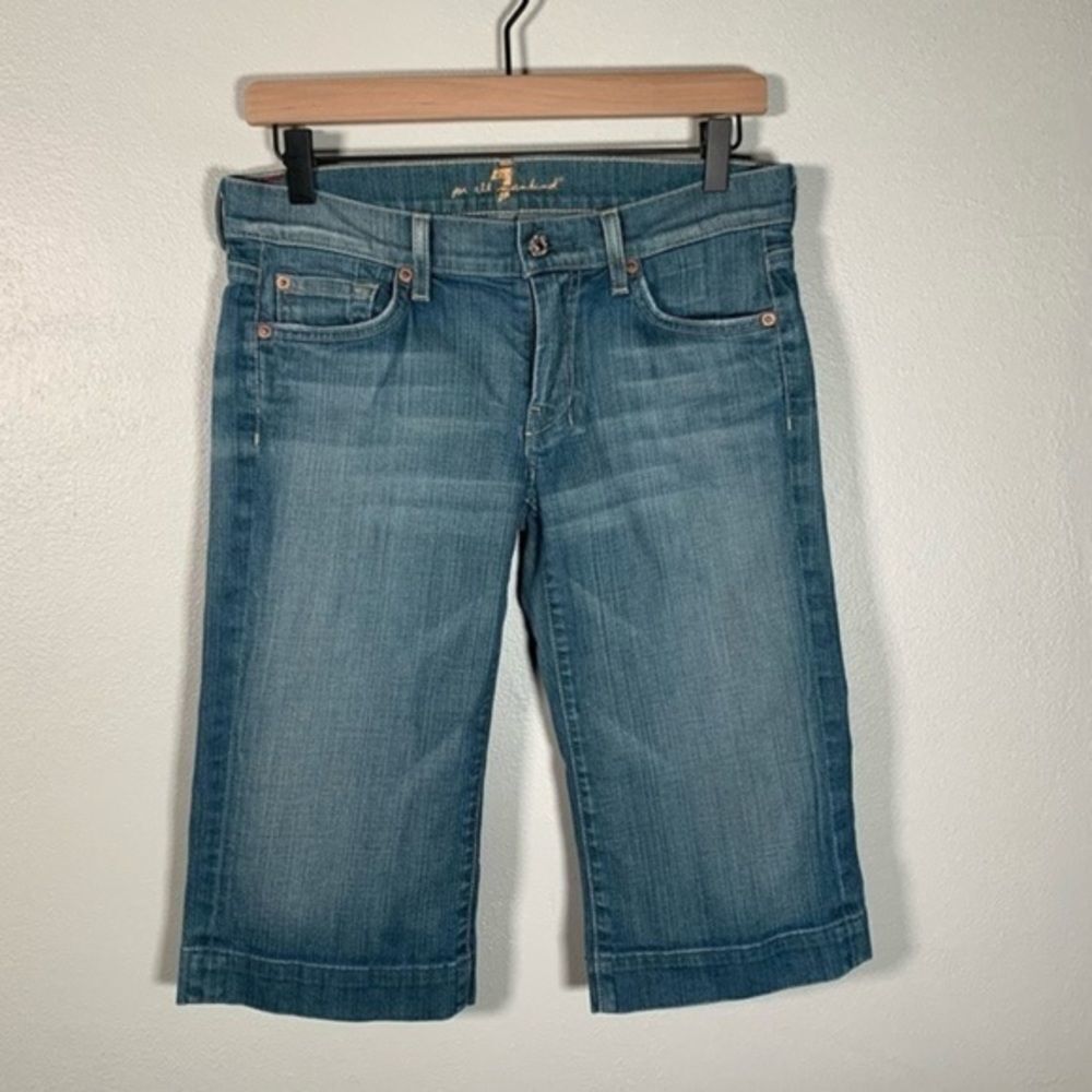 7FAMK | Jean Bermuda Shorts Sz 27